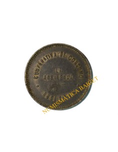 COOP. CONSUMO RUBINENSE, 1945. Rubí (Barcelona). 2 Pesetas