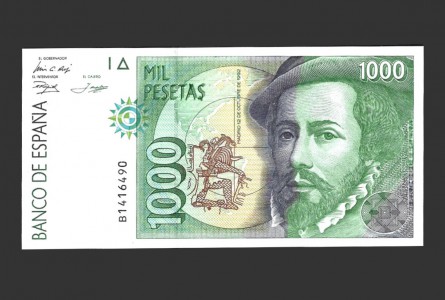 JUAN CARLOS I 1000 PESETAS 1992 SERIE B