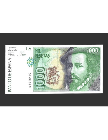JUAN CARLOS I 1000 PESETAS 1992 SERIE B