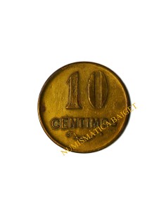 COOPERATIVA LA CONSTANCIA, Canet de Mar  (Barcelona). 10 Céntimos 2