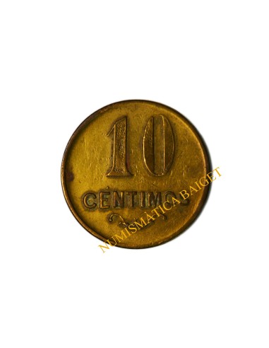 COOPERATIVA LA CONSTANCIA, Canet de Mar  (Barcelona). 10 Céntimos