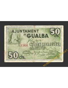 GUALBA (Girona),50 centims, maig del 1937  