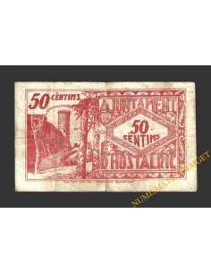 HOSTALRIC (Girona), 50 centims, 1 de juny del 1937   2