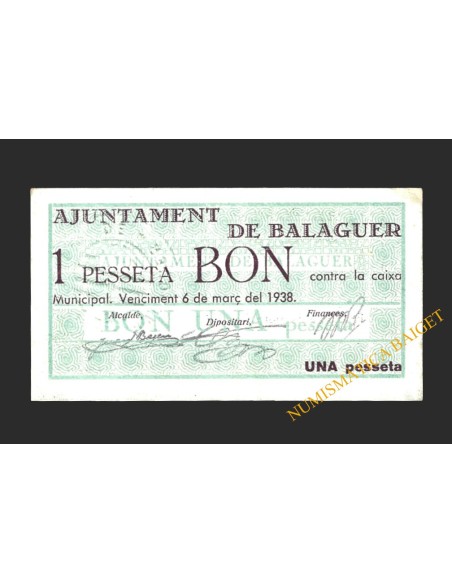 BALAGUER (Lleida), 1 pesseta