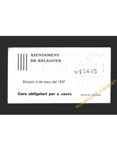 BALAGUER (Lleida), 1 pesseta