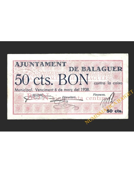 BALAGUER (Lleida), 50 cèntims