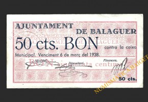 BALAGUER (Lleida), 50 cèntims