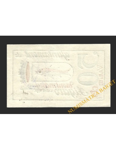 MONTMANY-FIGARO (Barcelona), 50 centims, 1 d'abril del 1937