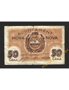MORA LA NOVA (Tarragona), 50 centims, 2 de juny del 1937 