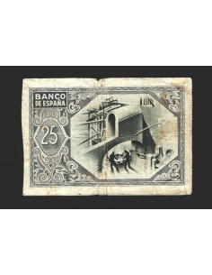 II REPÚBLICA BILBAO  25 PESETAS 1937 2