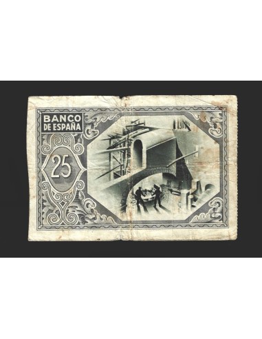II REPÚBLICA BILBAO  25 PESETAS 1937