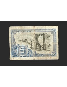 II REPÚBLICA BILBAO 5 PESETAS 1937 2
