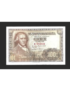 ESTADO ESPAÑOL 100 PESETAS 1948 SERIE H