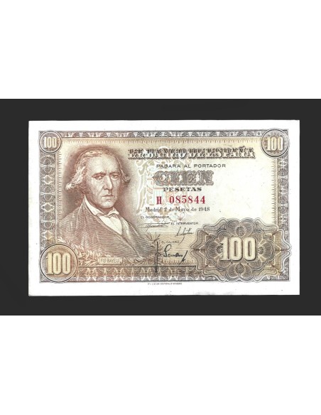 ESTADO ESPAÑOL 100 PESETAS 1948 SERIE H