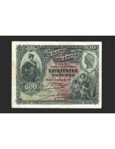 ALFONSO XIII, 500 pesetas 15 de julio de1907