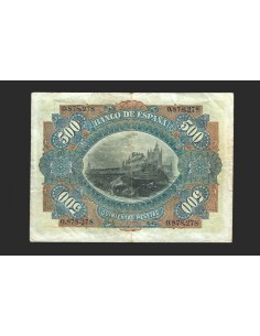 ALFONSO XIII, 500 pesetas 15 de julio de1907 2
