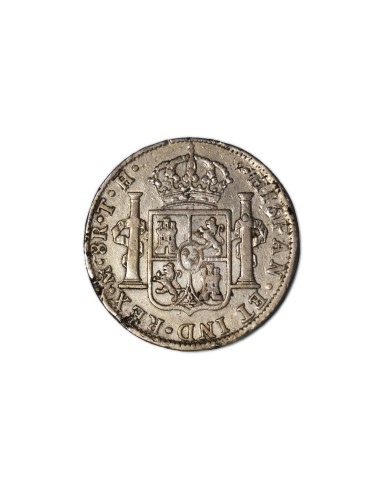 CARLOS IV, 1805. 8 Reales México-T.H.