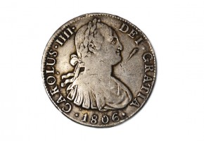 CARLOS IV, 1806. 8 Reales México-T.H.