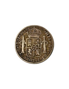 FERNANDO VII 1822, 8 REALES Guanajuato-J.M. 2