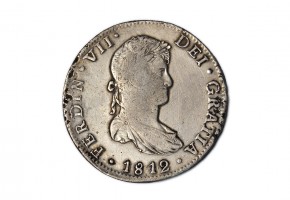 FERNANDO VII 1812, 8 REALES Mexico-J.J.