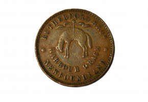 CANADA. NEWFOUNDLAND 1/2 Penny 1846 R.H. Token