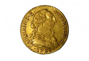 CARLOS III - 1785 1 Escudo Madrid D.V. sobre J.D.