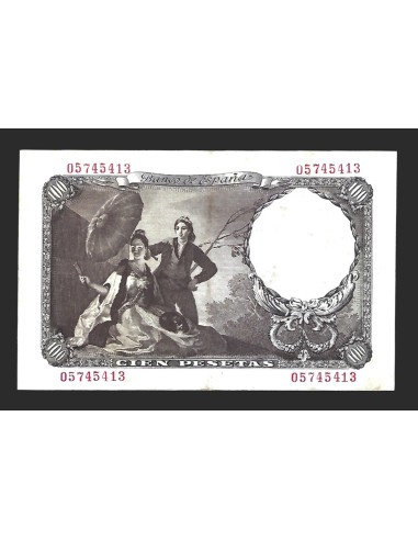 ESTADO ESPAÑOL 100 PESETAS 1946 SIN SERIE