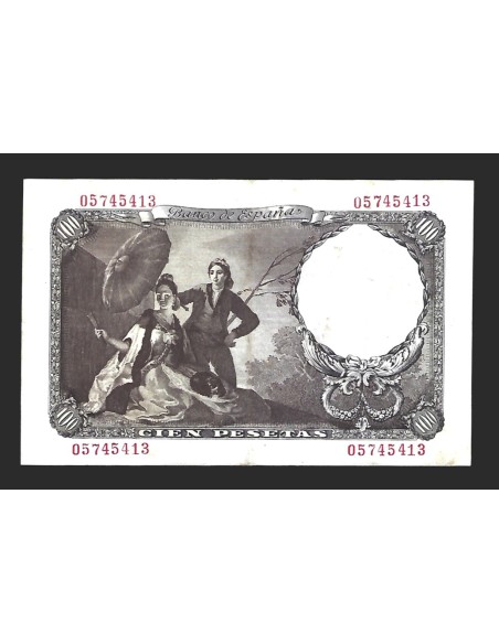 ESTADO ESPAÑOL 100 PESETAS 1946 SIN SERIE