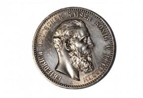 ALEMANIA (PRUSSIA). FRIEDRICH III, 1888 A  5 MARK