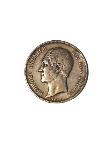 BELGICA. LEOPOLD I, 1851 5 FRANCS