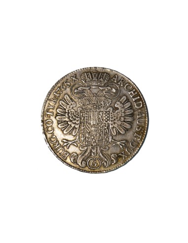 ESTADOS AUSTRIACOS. BURGAU.MARIA TERESA, 1765 S.C. THALER