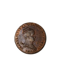 ISABEL II  1847. 4 Maravedís, Jubia