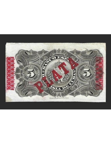 ALFONSO XIII - CUBA 5 PESOS 1896