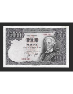 JUAN CARLOS I 5000 PESETAS SIN SERIE