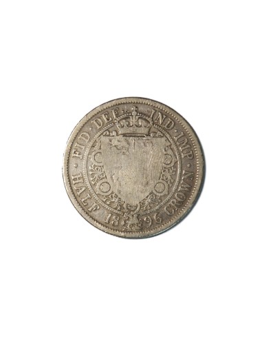 GRAN BRETAÑA. 1/2 CROWN, 1896