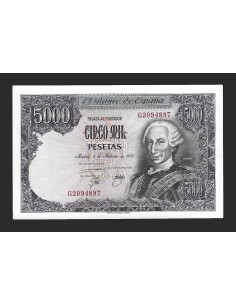 JUAN CARLOS I 5000 PESETAS SERIE G