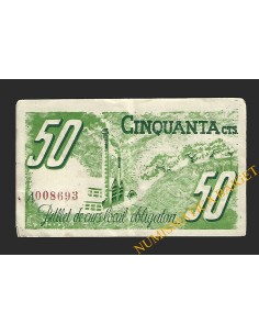 JUST DESVERN (Barcelona), 50 cèntims maig del 1937 2