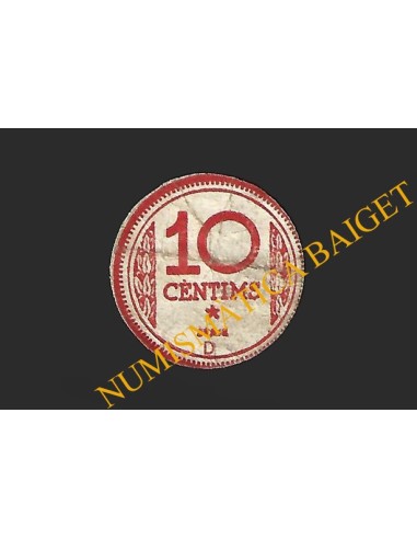 MANRESA (Barcelona),10 centims, 2 d'octubre del 1937