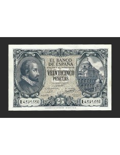 ESTADO ESPAÑOL 25 PESETAS 1940 SERIE E
