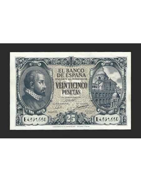 ESTADO ESPAÑOL 25 PESETAS 1940 SERIE E
