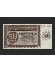 ESTADO ESPAÑOL 50 PESETAS 1936 SERIE R