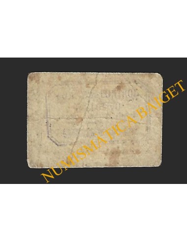 CANDASNOS (Huesca). Colectividad Libre C.N.T. - A.I.T. 25 céntimos