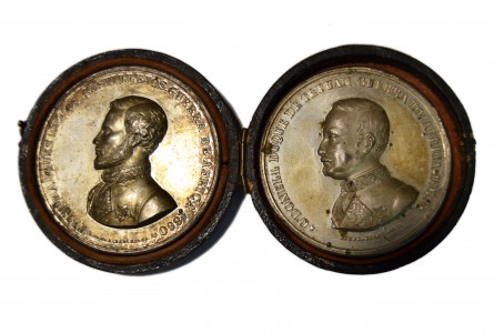 PRIM Y O'DONELL, GUERRA DE AFRICA 1860. 2 MEDALLAS