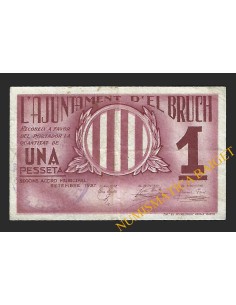 BRUCH, EL (Barcelona),1 pesseta, setembre 1937