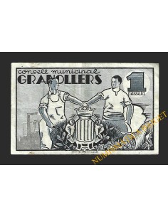 GRANOLLERS (Barcelona), 1 pesseta, 1 de juny del 1937  