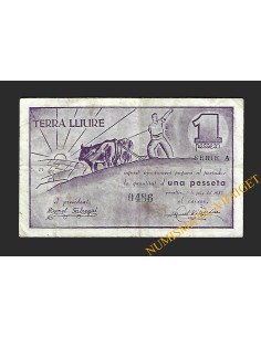 GRANOLLERS (Barcelona), 1 pesseta, 1 de juny del 1937   2