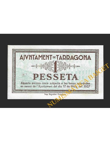 TARRAGONA 1 pesseta 18 de maig del 1937 