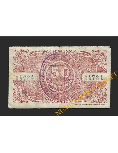 TERRASSOLA I LAVIT (Barcelona) 50 cèntims 23 de maig del 1937 