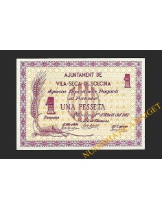VILASECA DE SOLCINA (Tarragona) 1 pesseta 1 d'abril del 1937