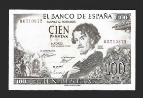 ESTADO ESPAÑOL 100 PESETAS 1965 SERIE Q